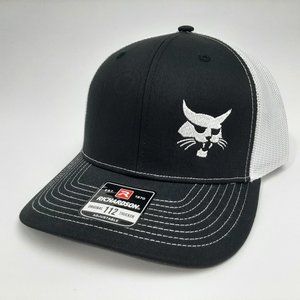 Bobcat Skid Steer Richardson 112 Mesh Snapback Cap Hat  Embroidered